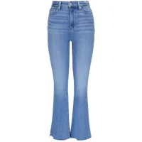 paige pantalon en jean à coupe ample - bleu