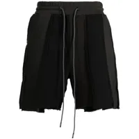 mostly heard rarely seen pantalon de jogging à coutures apparentes - noir