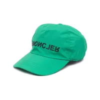 moncler grenoble casquette à logo en relief - vert
