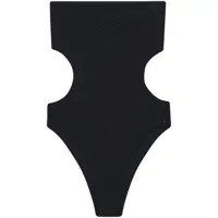 anine bing maillot de bain azhra à design sans bretelles - noir