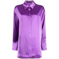 retrofete chemise kit à coupe longue - violet