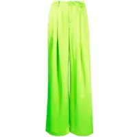 retrofete pantalon de tailleur pauletta - vert