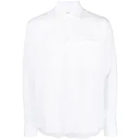 orlebar brown chemise shanklin en lin - blanc