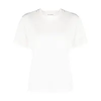 extreme cashmere t-shirt en coton mélangé à manches courtes - blanc