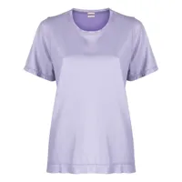 massimo alba t-shirt hydra en coton - violet