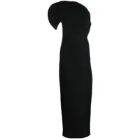 roland mouret robe longue à design asymétrique - noir
