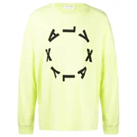 1017 alyx 9sm t-shirt à logo imprimé - jaune