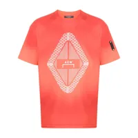 a-cold-wall* t-shirt à logo gradient imprimé - orange