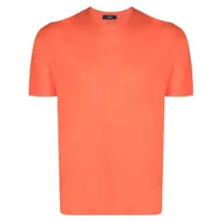 herno t-shirt en coton - orange