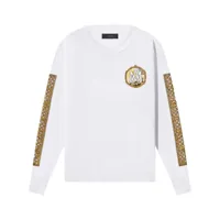 amiri t-shirt landscape frame en coton - blanc