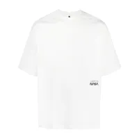 oamc x nasa t-shirt à imprimé graphique - blanc
