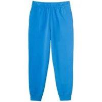 burberry pantalon de jogging à broderies - bleu