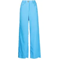rejina pyo pantalon cora à coupe ample - bleu