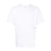 soulland t-shirt en coton à logo imprimé - blanc