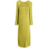 rachel gilbert robe mi-longue kiara à plis - vert