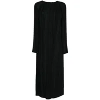 rachel gilbert robe plissée ziara à dos-nu - noir