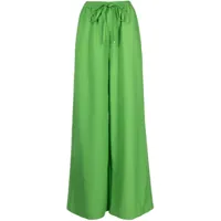rachel gilbert pantalon à coupe ample - vert