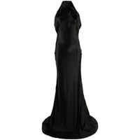 rachel gilbert robe longue audrey à dos-nu - noir