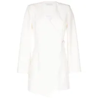 rachel gilbert blazer briggs à simple boutonnage - blanc