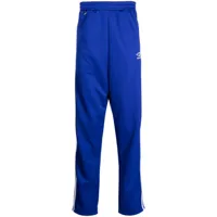 doublet pantalon de jogging à logo brodé - bleu