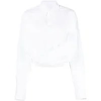 mm6 maison margiela chemise en coton - blanc