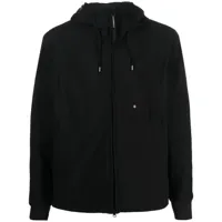 c.p. company veste zippée à capuche - noir
