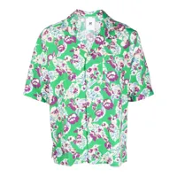 pt torino chemise à fleurs - vert