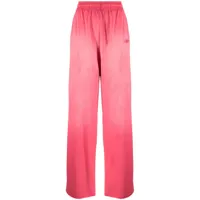 vetements pantalon de jogging ample à effet délavé - rose