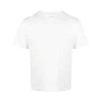 extreme cashmere t-shirt à col rond - blanc