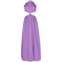 staud robe longue à découpes - violet