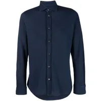 circolo 1901 chemise en coton à manches longues - bleu