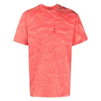 424 t-shirt à motif tie-dye - orange