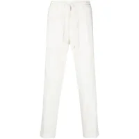 briglia 1949 pantalon droit à lien de resserrage - blanc