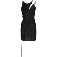 ottolinger robe courte à découpes - noir