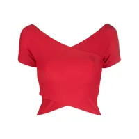 philosophy di lorenzo serafini t-shirt à design superposé - rouge