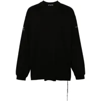 mastermind japan t-shirt en coton à logo strassé - noir