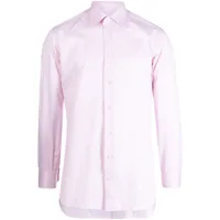 brioni chemise en coton - rose