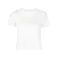extreme cashmere t-shirt nº267 tina en maille fine - blanc
