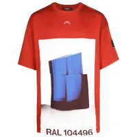 a-cold-wall* t-shirt à imprimé graphique - rouge