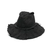 reinhard plank chapeau beghe à bords francs - noir