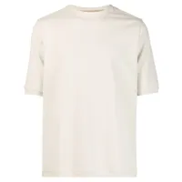 kiton t-shirt en coton - tons neutres