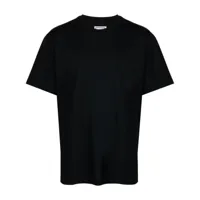 wooyoungmi t-shirt en coton à imprimé graphique - noir