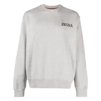 zegna sweat #usetheexisting™ en coton - gris