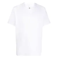 attachment t-shirt en coton à col rond - blanc