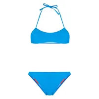 sunnei bikini réversible à design réversible - bleu