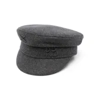 ruslan baginskiy casquette gavroche à logo brodé - gris