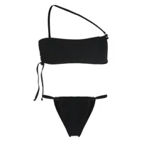 andreādamo bikini à design asymétrique - noir