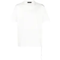mastermind world t-shirt en coton à imprimé tête de mort - blanc