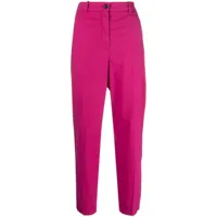 incotex pantalon de tailleur en coton - rose