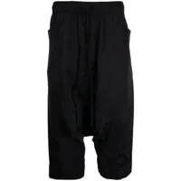 julius pantalon de jogging à coupe courte - noir